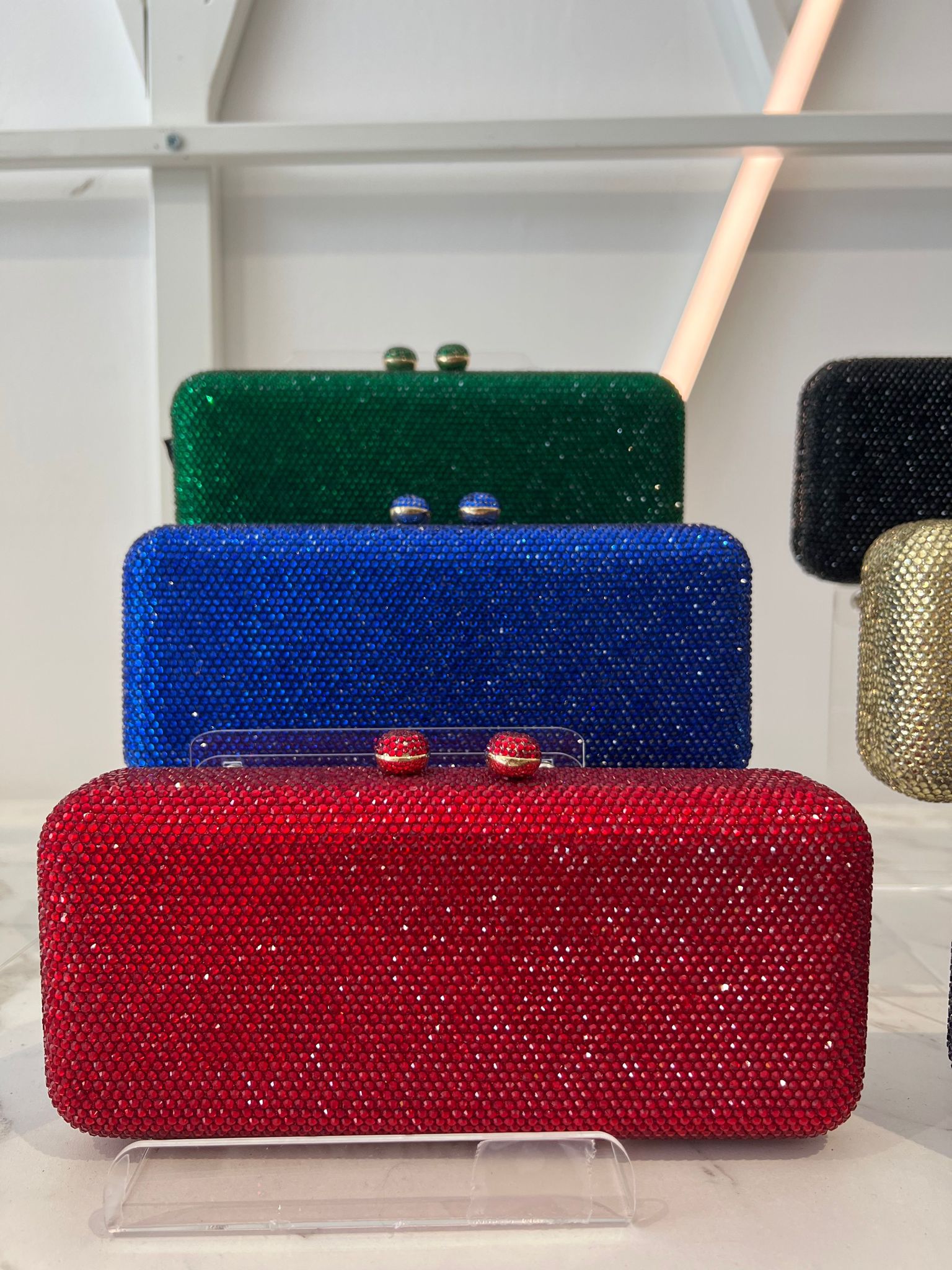 Clutch/bolsos brillo BR4037