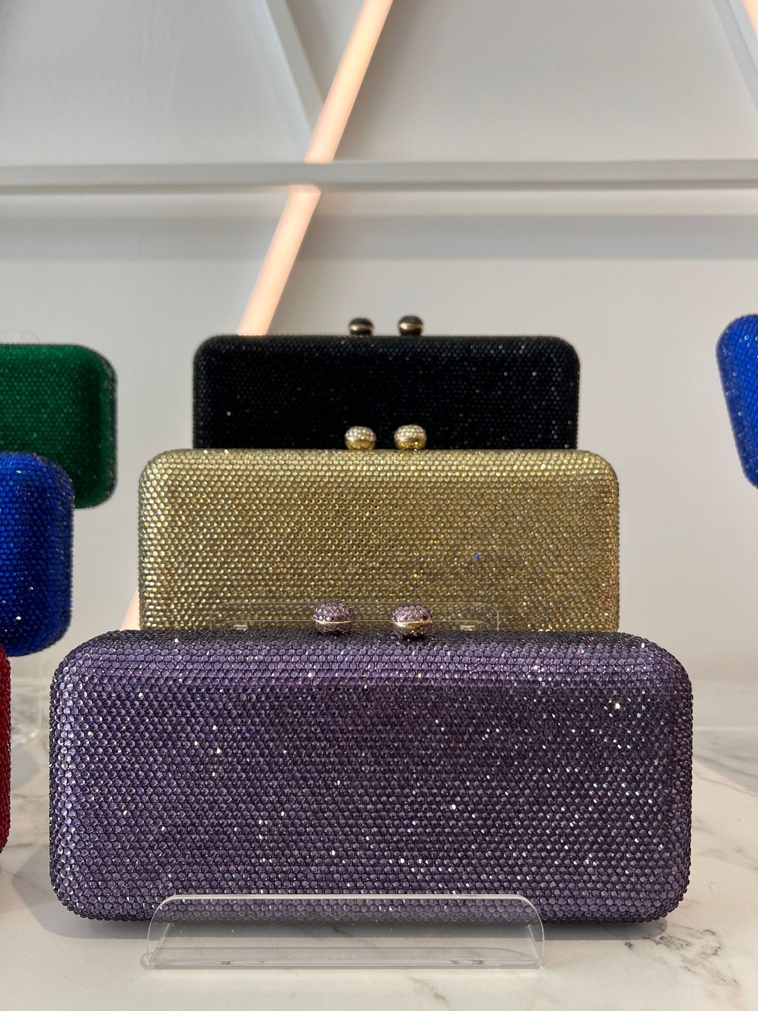 Clutch/bolsos brillo BR4037