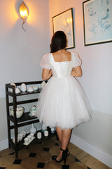 Short princess wedding dress S1516