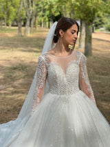 Vestido novia T4550