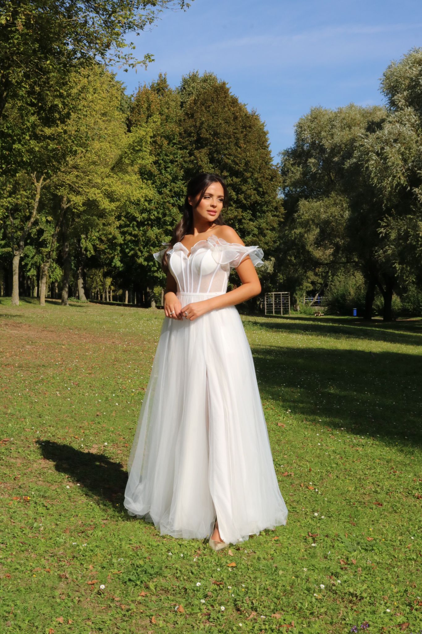 White dress TL-0814