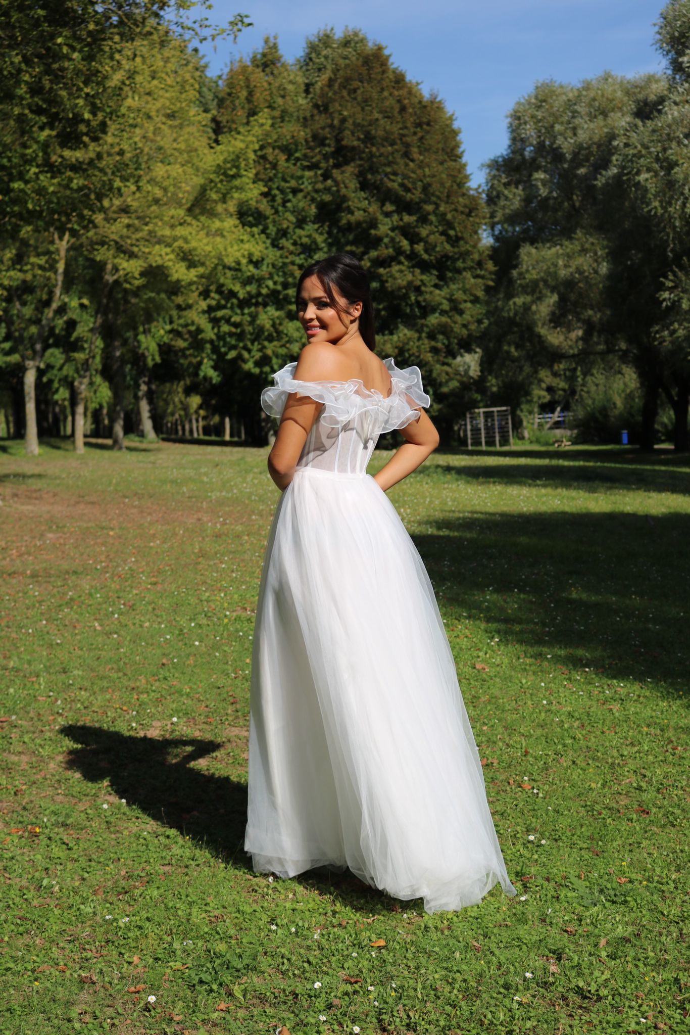 White dress TL-0814