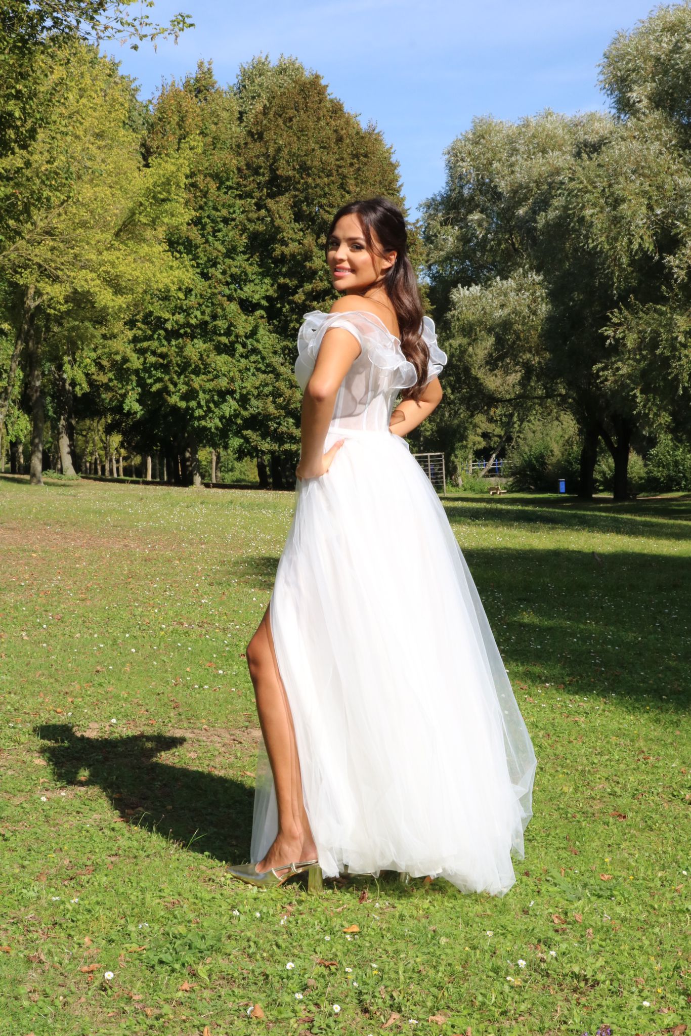 White dress TL-0814