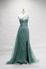 Mermaid dress, embroidered with rhinestones TL-5004